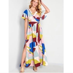 ModCloth maxi wrap dress